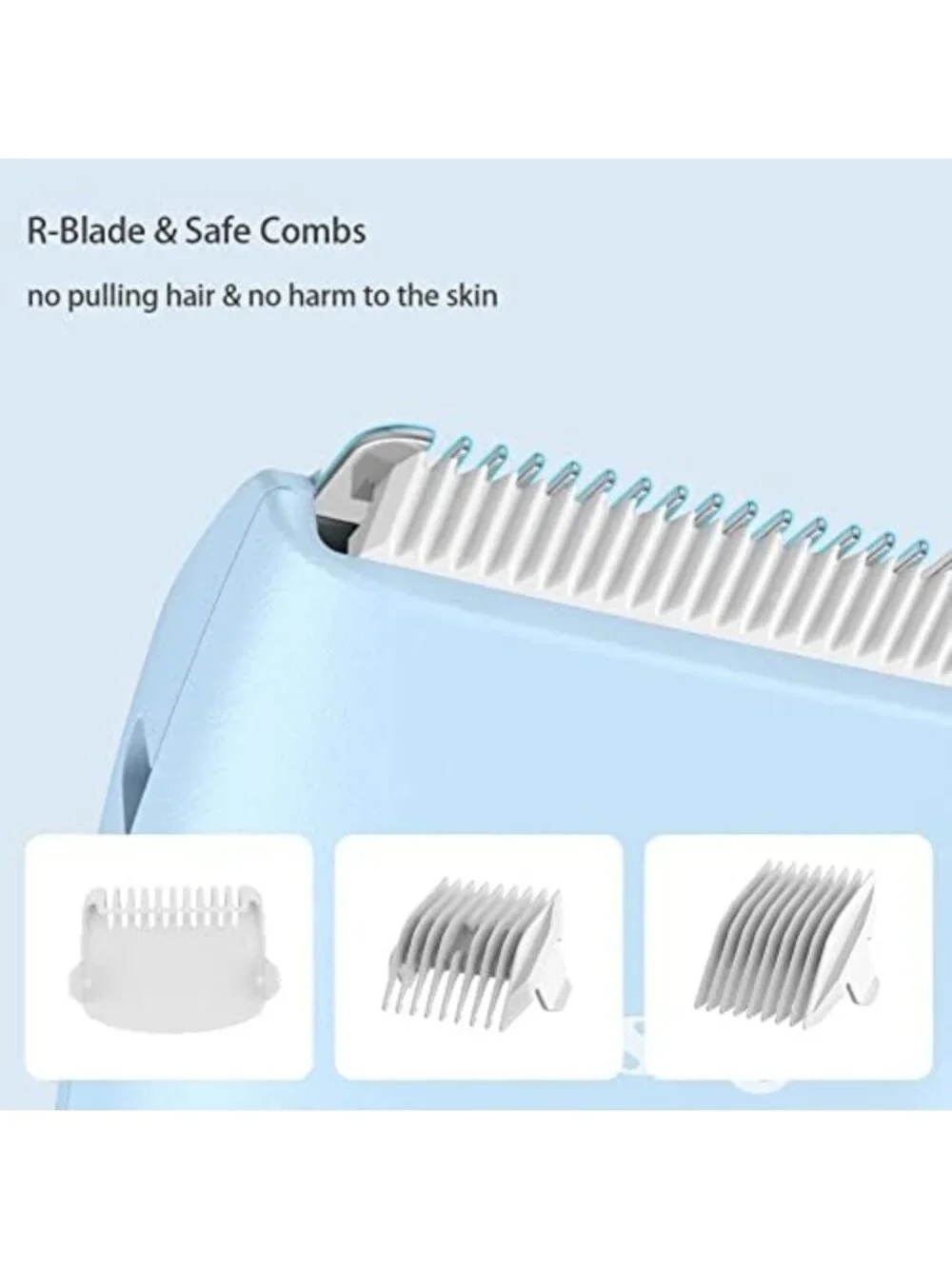 Quiet Baby Hair Clippers - Professional Trimmer for Kids & Toddlers, Safe & Easy